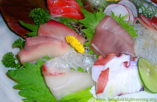 Sushi Tsukiji in Bangkok - Sashimi