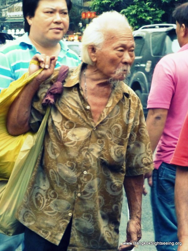 old Asian man in Bangkok